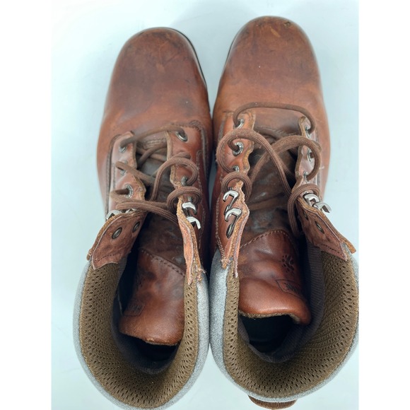 Wolverine Work Boots Men 10.5 Brown Leather Lace Up EH‎ Slip Resistant Steel Toe main image 8